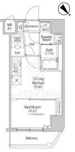 ファミルート船堀　1103号室　間取り