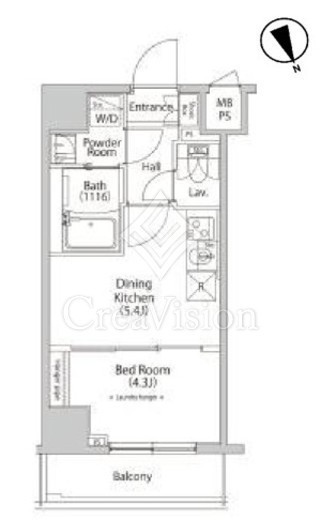 ファミルート船堀　304号室　間取り