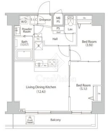 ファミルート船堀　901号室　間取り