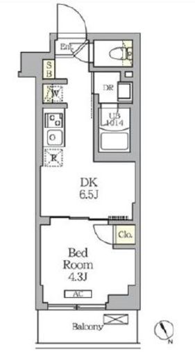 ハーモニーレジデンス馬込　305号室　間取り