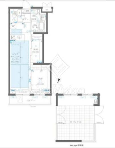 ZOOM蒲田EAST　102号室　間取り