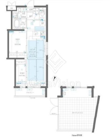 ZOOM蒲田EAST　105号室　間取り