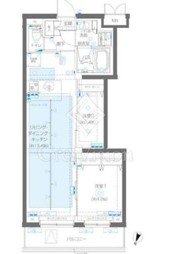 ZOOM蒲田EAST　204号室　間取り