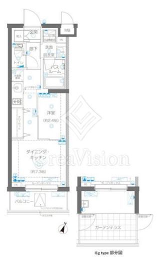 ZOOM蒲田EAST　112号室　間取り