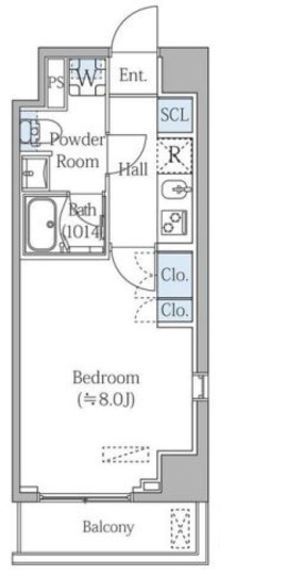 グランジット月島TOKYO BAY　501号室　間取り