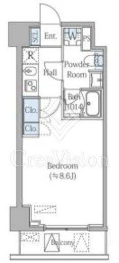 グランジット月島TOKYO BAY　703号室　間取り