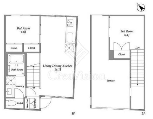 TAKANAWA NODE　C号室　間取り