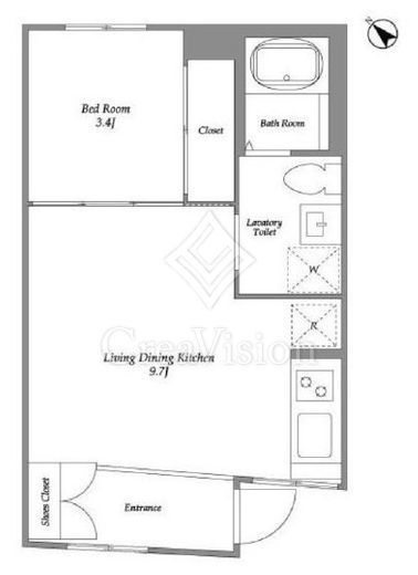 TAKANAWA NODE　D号室　間取り
