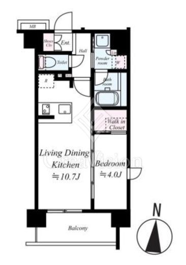 ARCOBALENO KAWASAKIDAISHI Ⅱ (アルコバレーノ川崎大師Ⅱ)　502号室　間取り