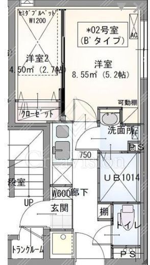 ラヴィエール秋葉原　302号室　間取り
