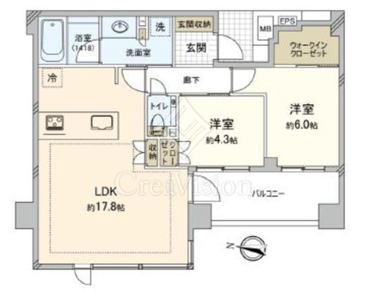 ザ・ライオンズ大岡山　202号室　間取り