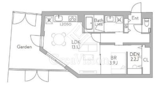 グランデュオ千歳船橋7 (GranDuo Chitosehunabashi7)　101号室　間取り