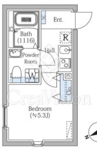 エスジーコート学芸大学　404号室　間取り