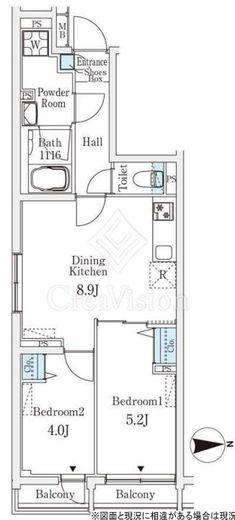 ロスアルコス千駄木　104号室　間取り
