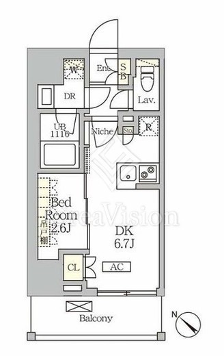 ARKMARK大塚 (アークマーク大塚)　1002号室　間取り