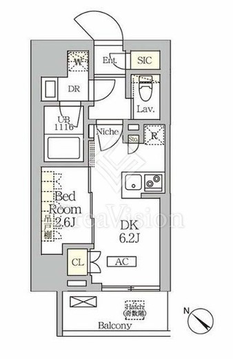 ARKMARK大塚 (アークマーク大塚)　903号室　間取り