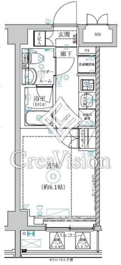 Cion Yokohama Yamate　705号室　間取り