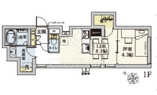 エストラルゴ代々木上原　101号室　間取り