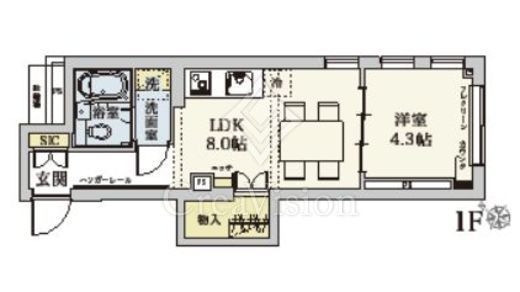 エストラルゴ代々木上原　103号室　間取り