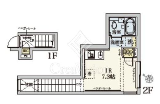 エストラルゴ代々木上原　202号室　間取り