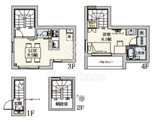 エストラルゴ代々木上原　301号室　間取り