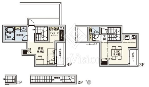 エストラルゴ代々木上原　303号室　間取り