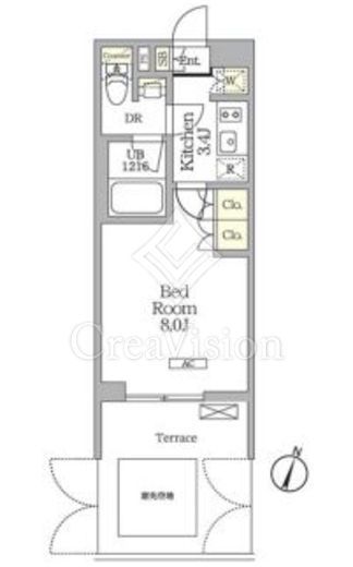 AIFLAT明大前　105号室　間取り