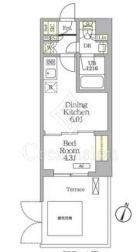 AIFLAT明大前　106号室　間取り
