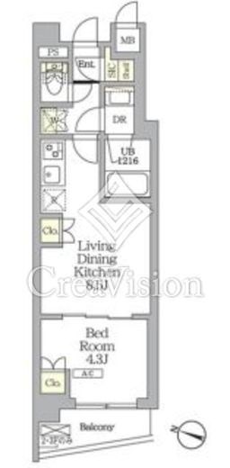 AIFLAT明大前　203号室　間取り