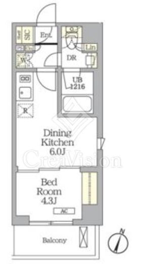 AIFLAT明大前　208号室　間取り