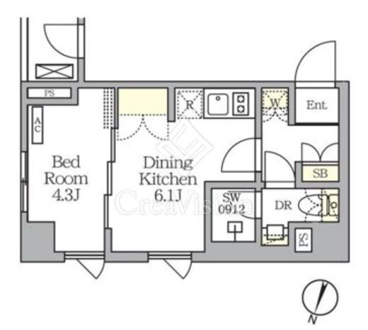 AIFLAT明大前　209号室　間取り