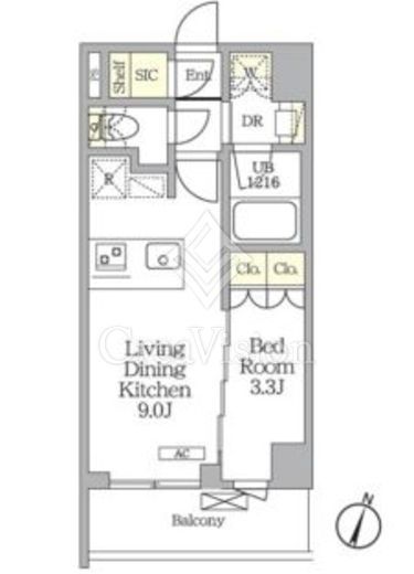 AIFLAT明大前　305号室　間取り