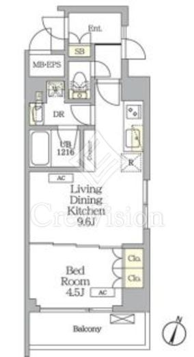 AIFLAT明大前　503号室　間取り