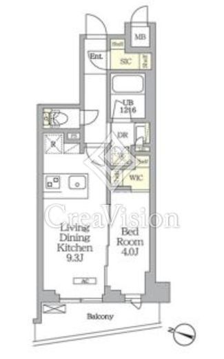 AIFLAT明大前　402号室　間取り