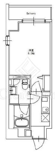 JU RUY Ichigaya Daimachi　701号室　間取り
