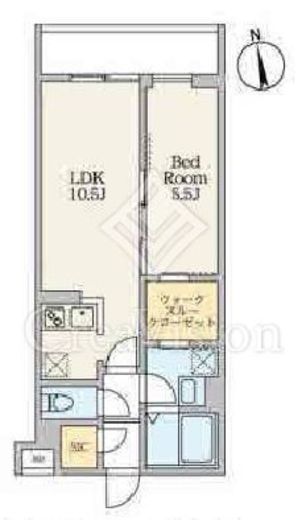 S-RESIDENCE駒場東大前 (エスレジデンス駒場東大前)　302号室　間取り