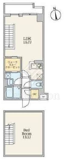 S-RESIDENCE駒場東大前 (エスレジデンス駒場東大前)　304号室　間取り
