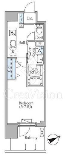 PRIME SQUAREIII　303号室　間取り