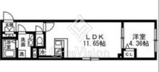 SOLASIAresidence武蔵小山　102号室　間取り