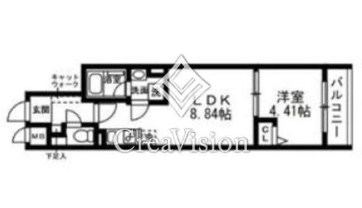 SOLASIAresidence武蔵小山　102号室　間取り