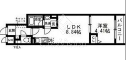 SOLASIAresidence武蔵小山　201号室　間取り