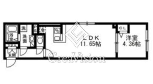 SOLASIAresidence武蔵小山　201号室　間取り
