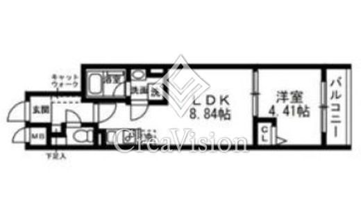 SOLASIAresidence武蔵小山　203号室　間取り