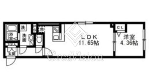 SOLASIAresidence武蔵小山　301号室　間取り