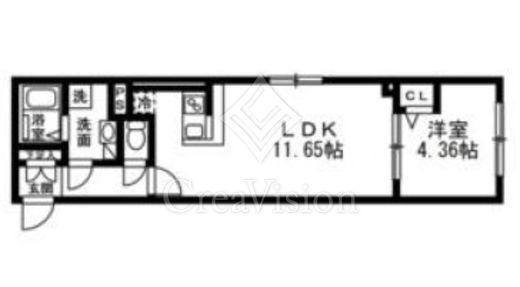 SOLASIAresidence武蔵小山　401号室　間取り