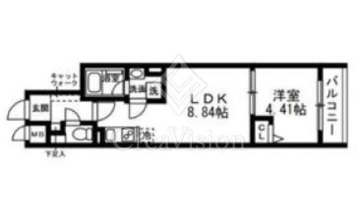 SOLASIAresidence武蔵小山　403号室　間取り