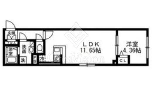 SOLASIAresidence武蔵小山　404号室　間取り