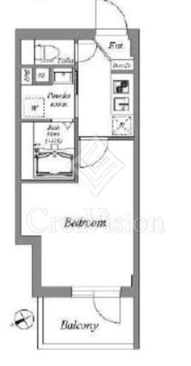 ES-Grande門前仲町　203号室　間取り