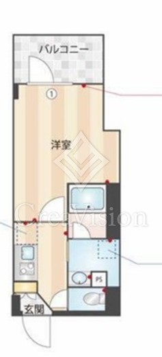 ES-Grande門前仲町　303号室　間取り