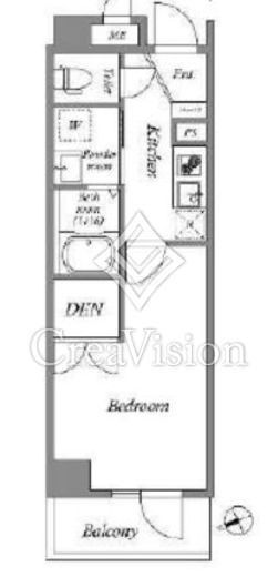 ES-Grande門前仲町　402号室　間取り